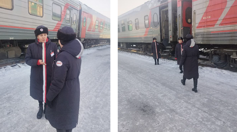 Участие в учебной тренировке по обеспечению транспортной безопасности в вагонном участке Новокузнецк пассажирского вагонного депо
